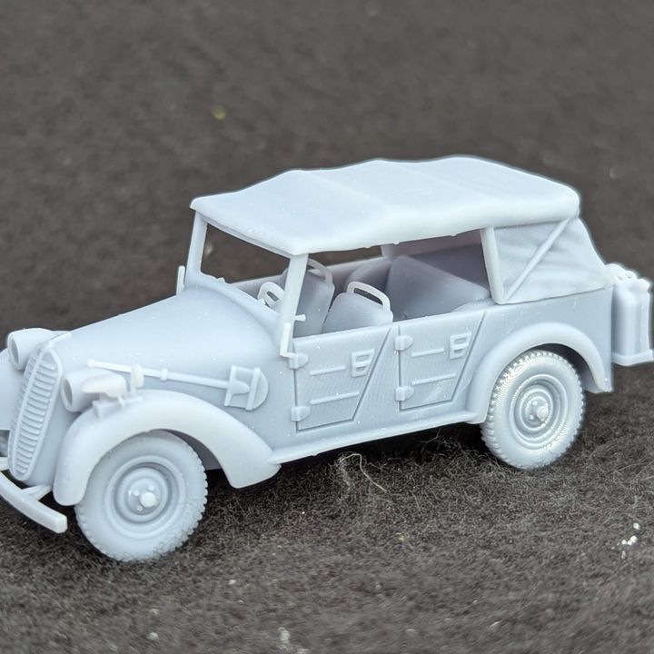 3D Printable Tatra 57k “Hadimska” - opened and closed (Czech, WW2
